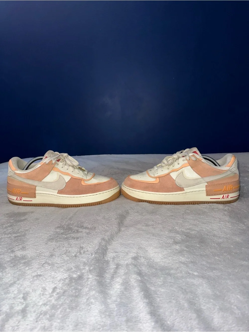Mens Nike Air Force 1 AF1 Shadow Sisterhood Cashmere Peach & Cream